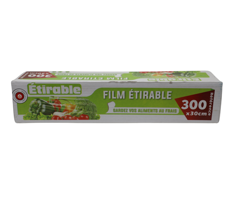 Film Etirable Ref 300          500g                 NB : 1 carton = 6 piéces